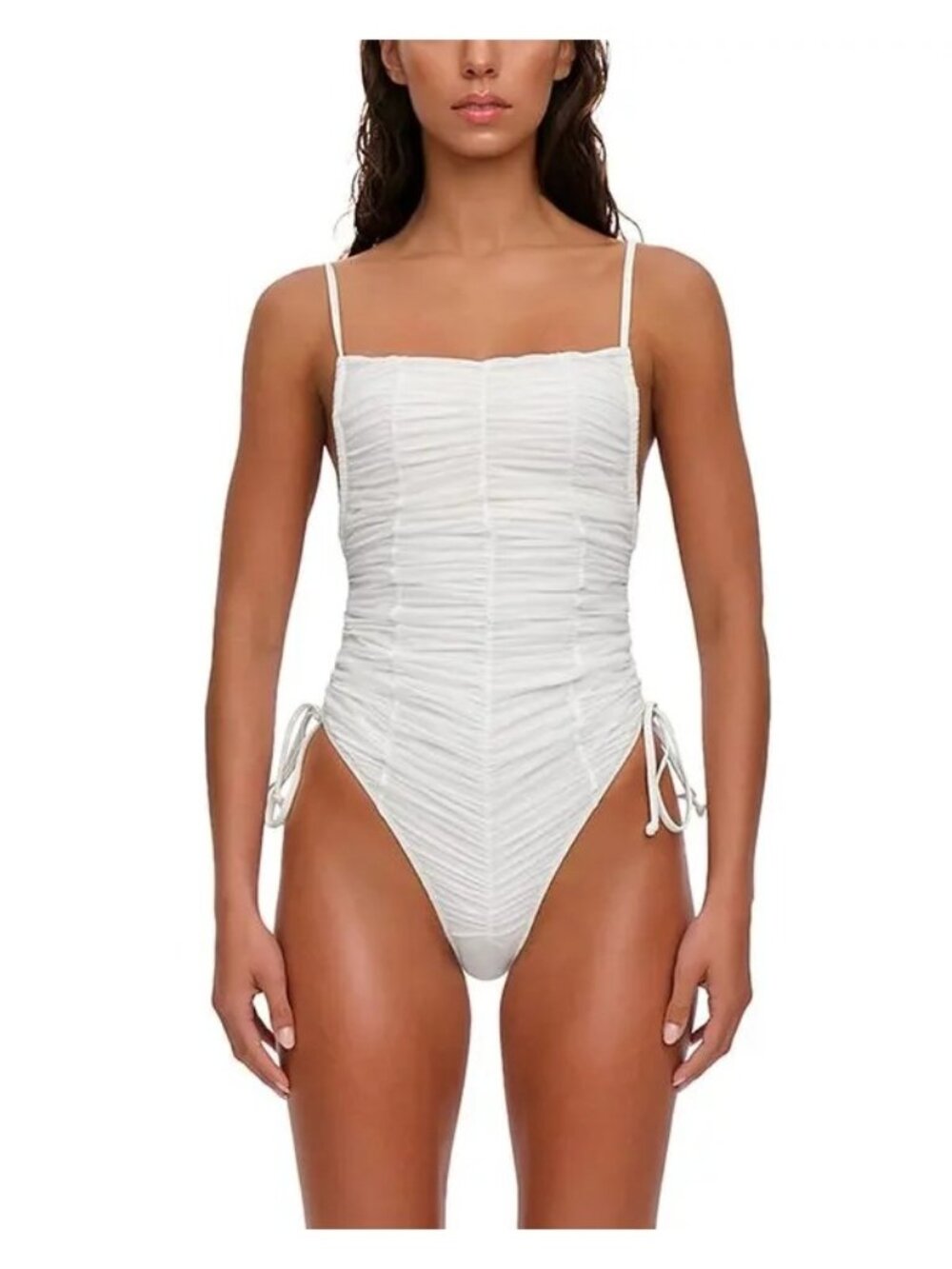 AI-3. Andrea Iyamah Reco One Piece White XS